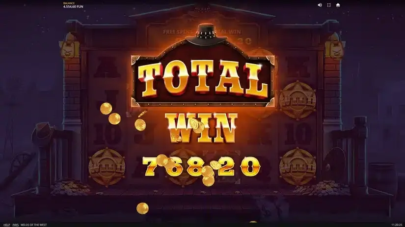 Wilds of the West slot screenshot 