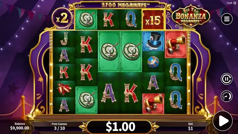 Big Top Bonanza Megaways slot screenshot 4