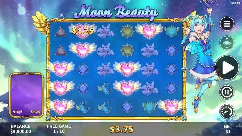 Celestial Beauty slot screenshot 5