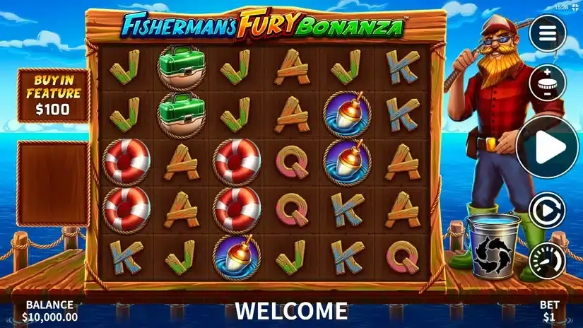 Fisherman’s Fury Bonanza slot screenshot 1