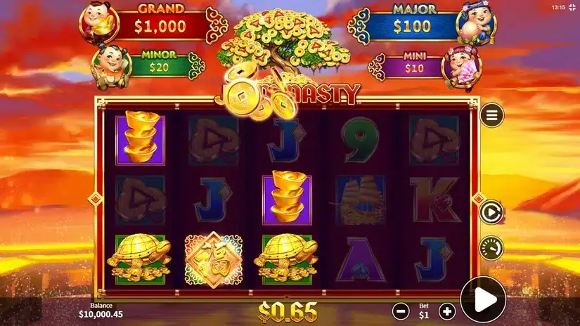 Jin Dynasty slot screenshot 2