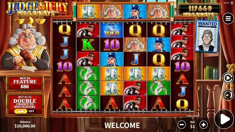 Judge and Jury Megaways slot screenshot 1