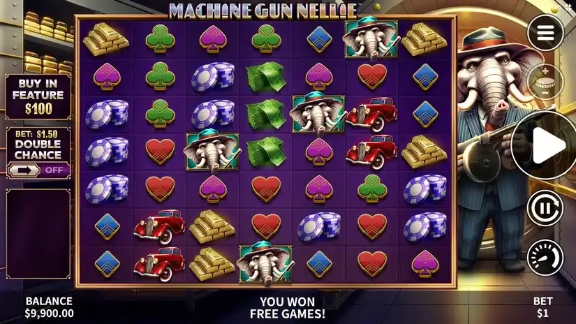 Machine Gun Nellie slot screenshot 2