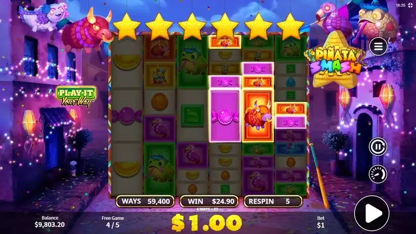 Piñata Smash slot screenshot 