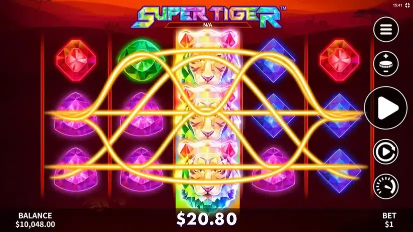 Super Tiger slot screenshot 4
