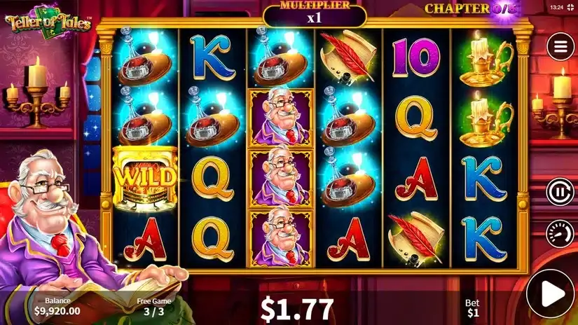 Teller of Tales slot screenshot 4
