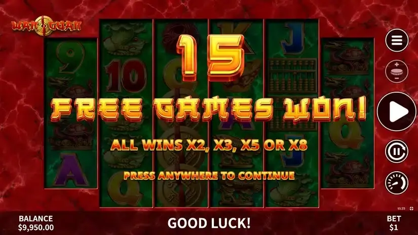 Wan Guan slot screenshot 2