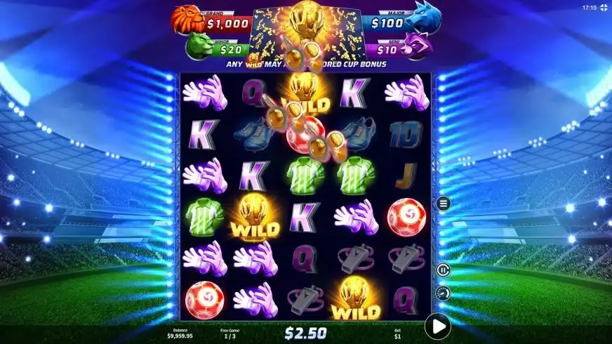 World Cup Gold slot screenshot 5
