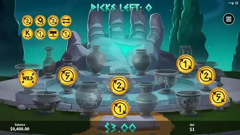 Zeus Kingdom of Riches slot screenshot 4