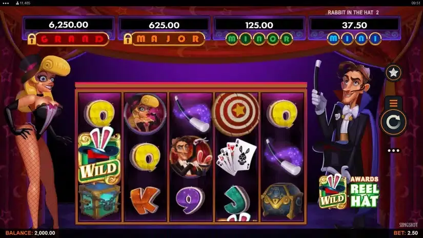 Rabbit in the Hat 2 slot screenshot 