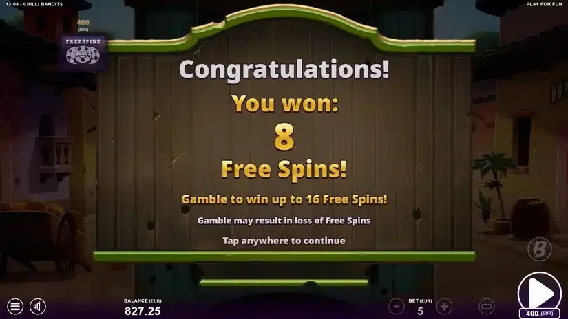 Chilli Bandits slot screenshot 4