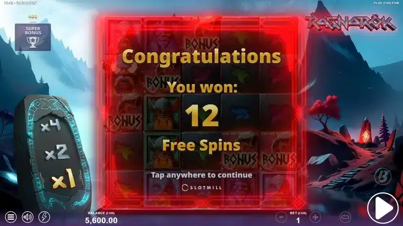 Ragnarok slot screenshot 2