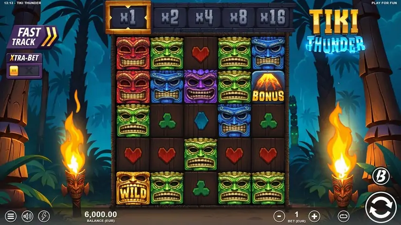 Tiki Thunder slot screenshot 1