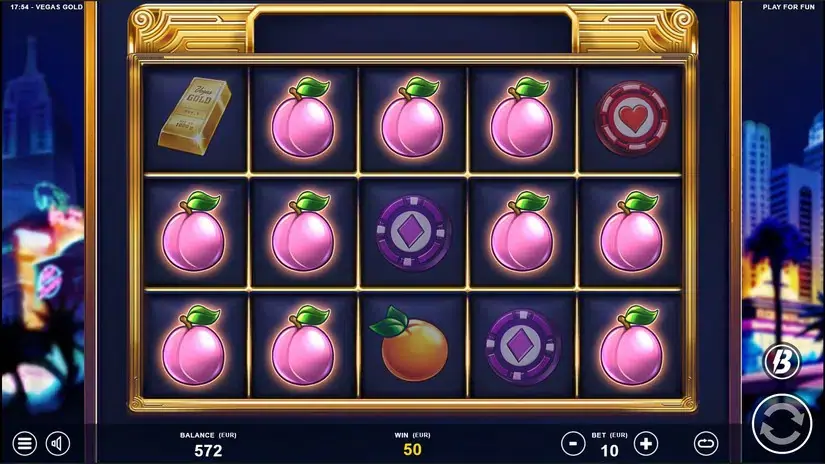 Vegas Gold slot screenshot 4
