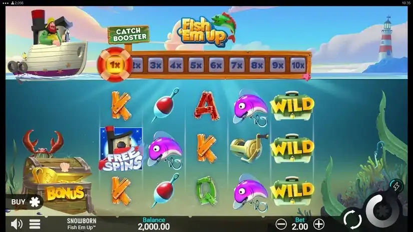 Fish ‘Em Up slot screenshot 
