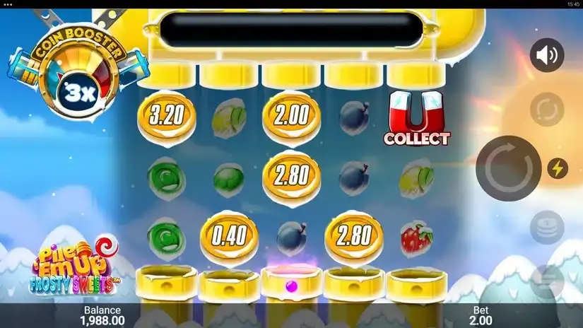 Pile ‘Em Up Frosty Sweets slot screenshot 