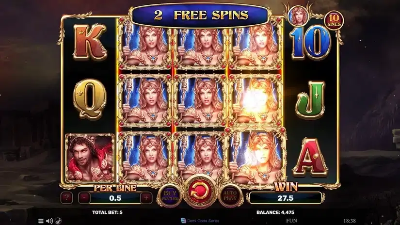 Book Of Demi Gods IV slot screenshot 6