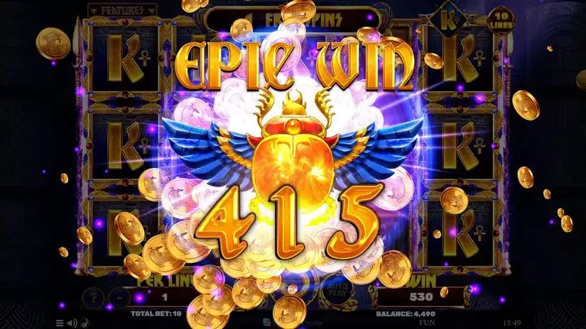 Book of The Divine slot screenshot 