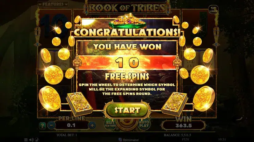 Book Of Tribes slot screenshot 5