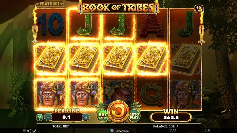 Book Of Tribes slot screenshot 4
