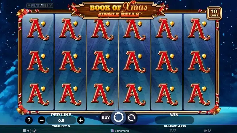 Book of Xmas Jingle Bells slot screenshot 6
