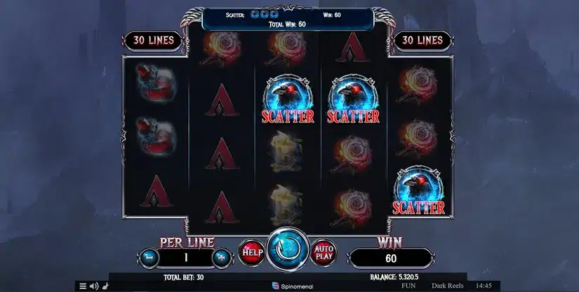 Dark Reels slot screenshot 5