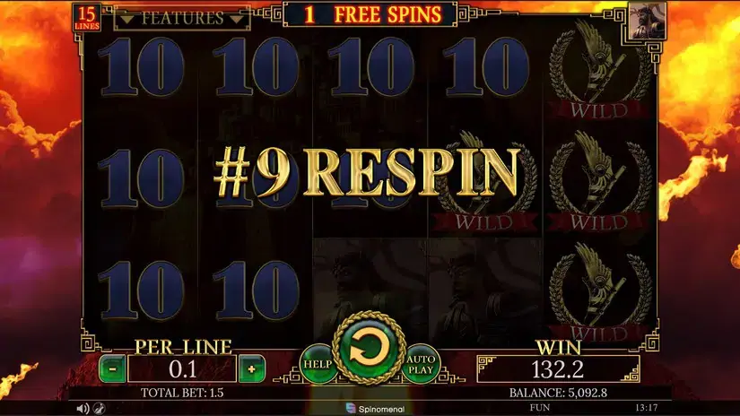 Demi Gods II 15 Lines slot screenshot 5