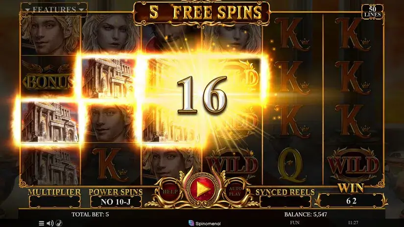 Demi Gods IV slot screenshot 6