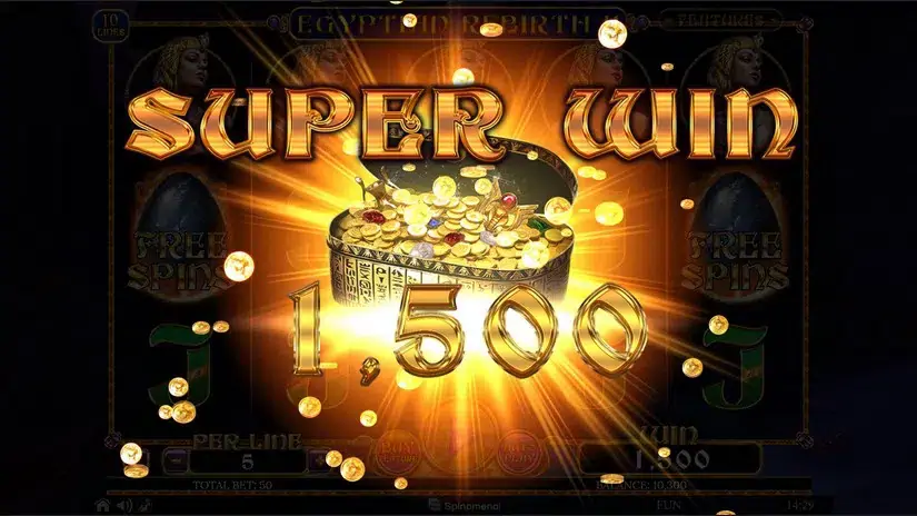 Egyptian Rebirth II slot screenshot 8