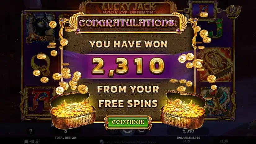 Lucky Jack – Book Of Rebirth slot screenshot 7