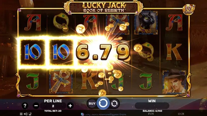 Lucky Jack – Book Of Rebirth slot screenshot 2