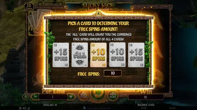 Lucky Jack Lost Jungle slot screenshot 5