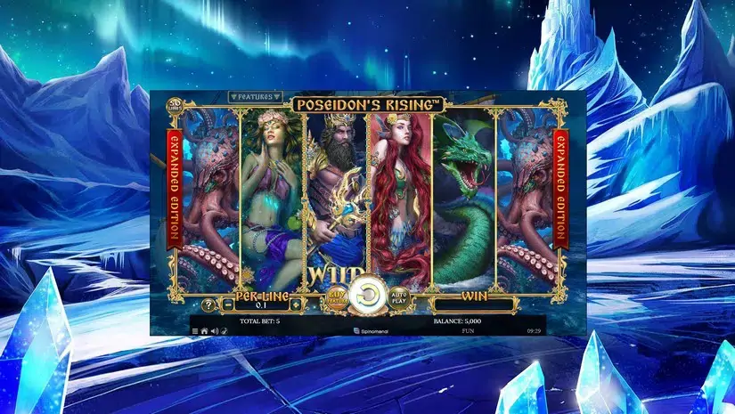 Poseidon’s Rising Expanded Edition slot screenshot 1