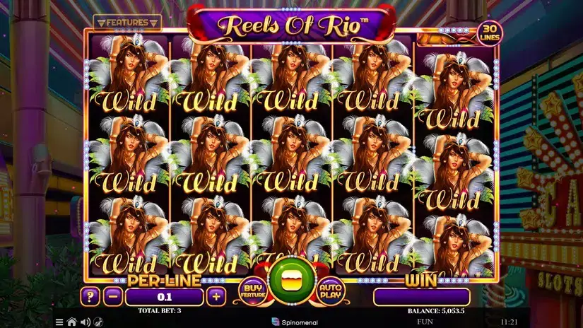 Reels Of Rio slot screenshot 4