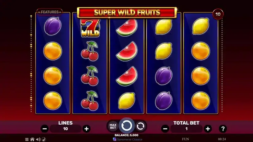 Super Wild Fruits slot screenshot 1