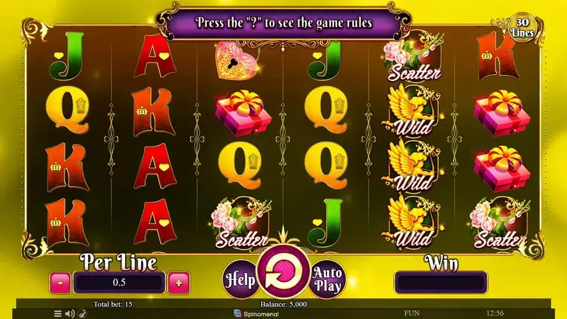 Valentine Collection 30 Lines slot screenshot 1