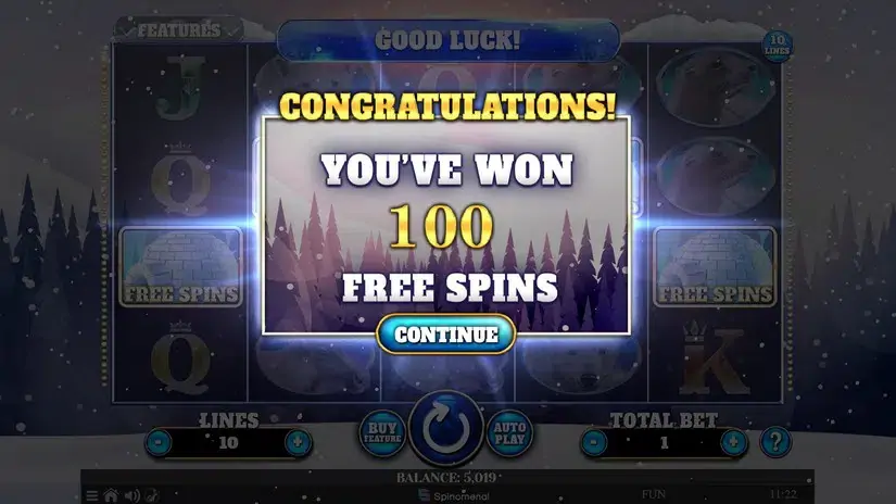 Wild Penguin slot screenshot 5