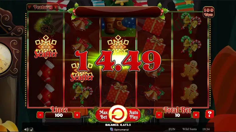Wild Santa slot screenshot 4
