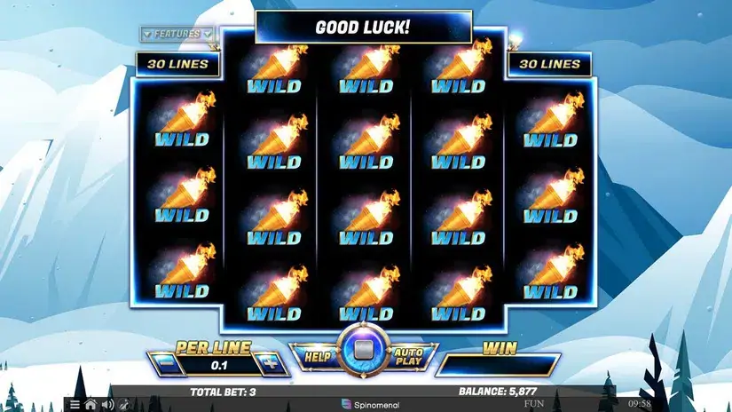 Winter’s Gold slot screenshot 5