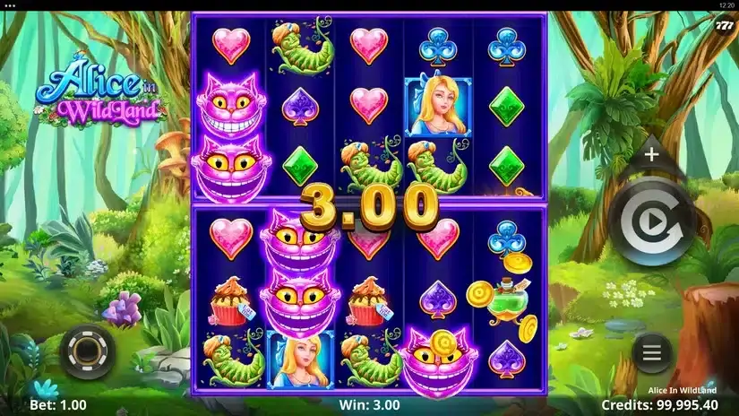 Alice in WildLand slot screenshot 3
