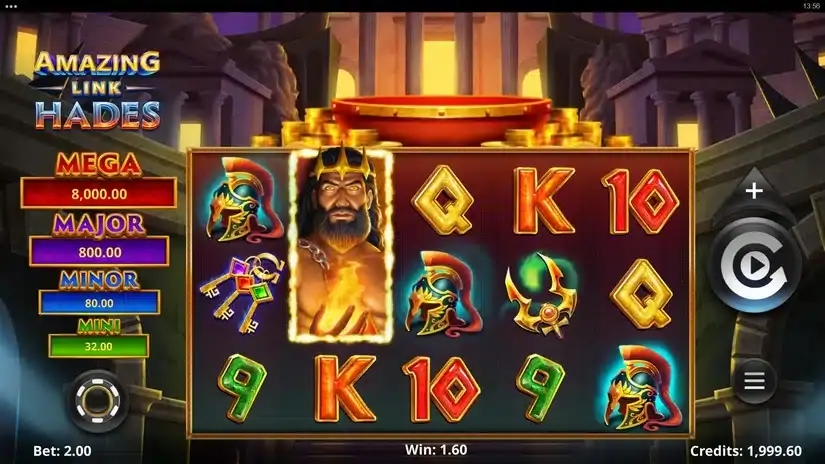 Amazing Link Hades slot screenshot 2