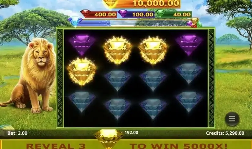 Diamond King Gold slot screenshot 