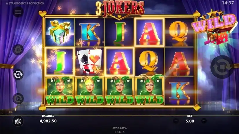 3 Jokers slot screenshot 3