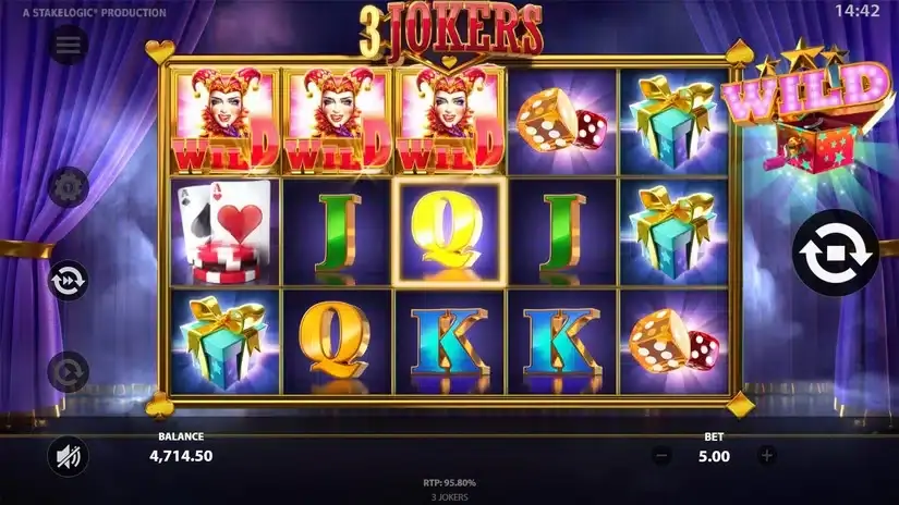 3 Jokers slot screenshot 4