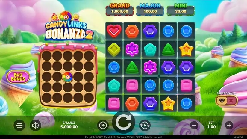 Candy Links Bonanza 2 slot screenshot 1