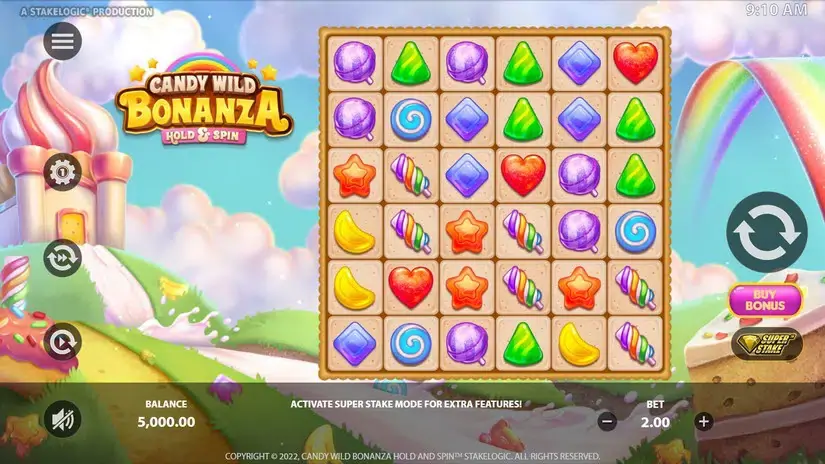 Candy Wild Bonanza slot screenshot 
