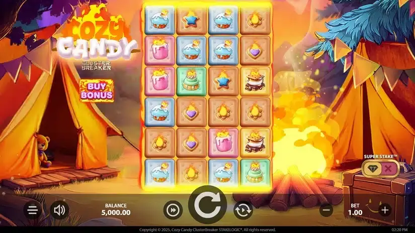 Cozy Candy Clusterbreaker slot screenshot 1