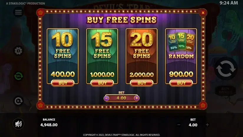 Devil’s Trap slot screenshot 3