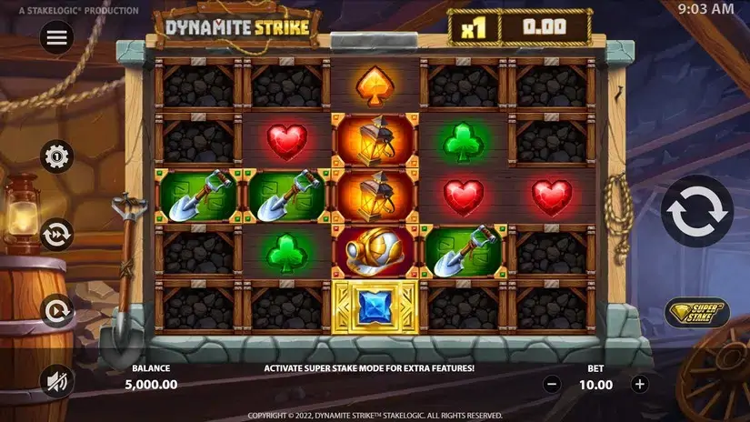 Dynamite Strike slot screenshot 1