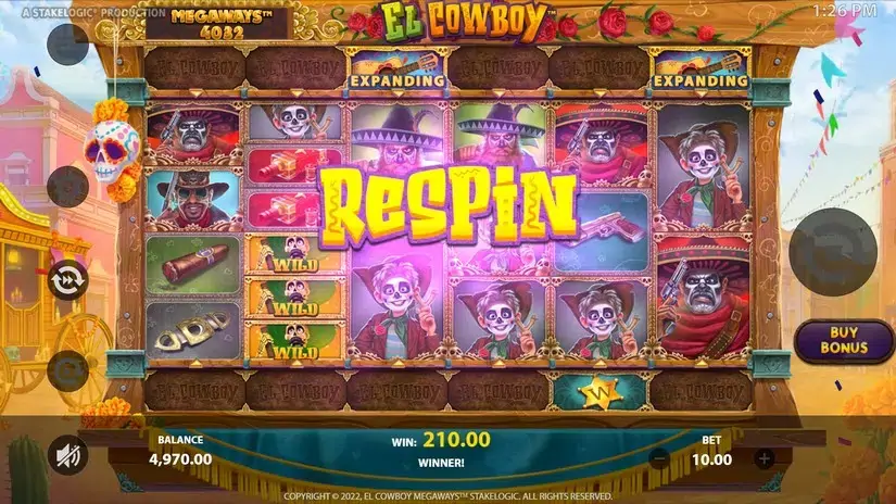El Cowboy Megaways slot screenshot 3